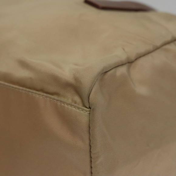 PRADA Hand Bag Nylon Beige Auth 103771 - Picture 16 of 16